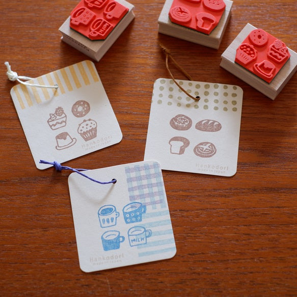 Hankodori Rubber Stamp - Sweets