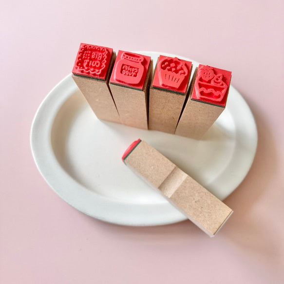 Hankodori Rubber Stamp - Small Cafe Mini Stamp