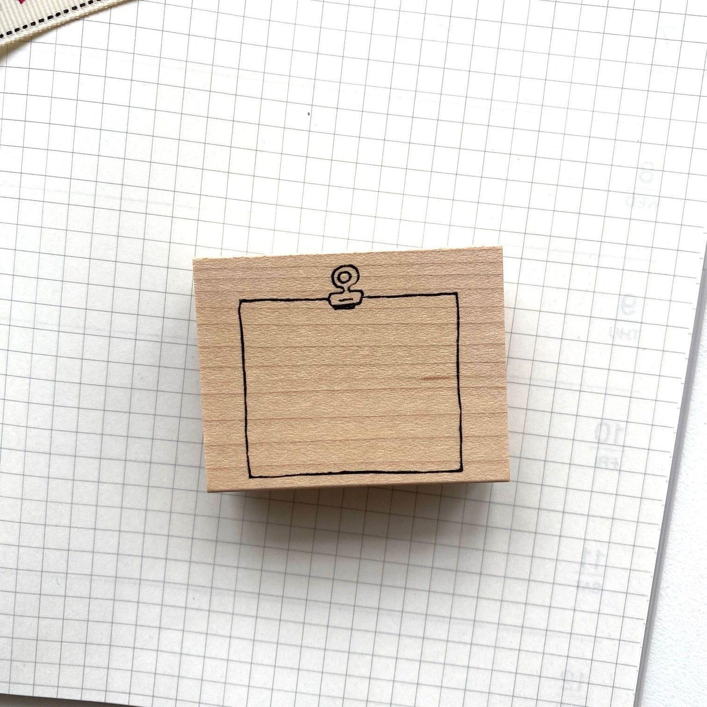 Hankodori Rubber Stamp - Memo (Medium)