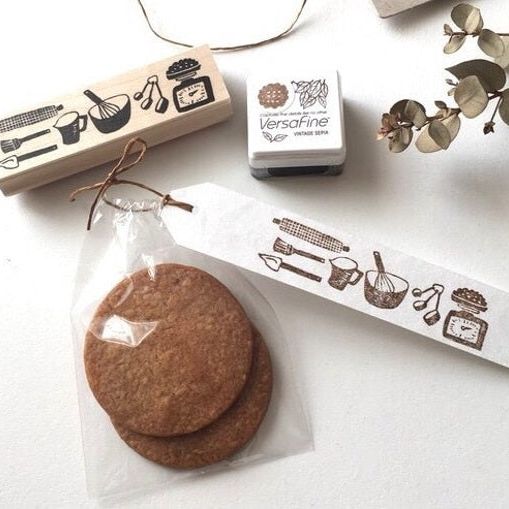 Hankodori Rubber Stamp - Baking Tools