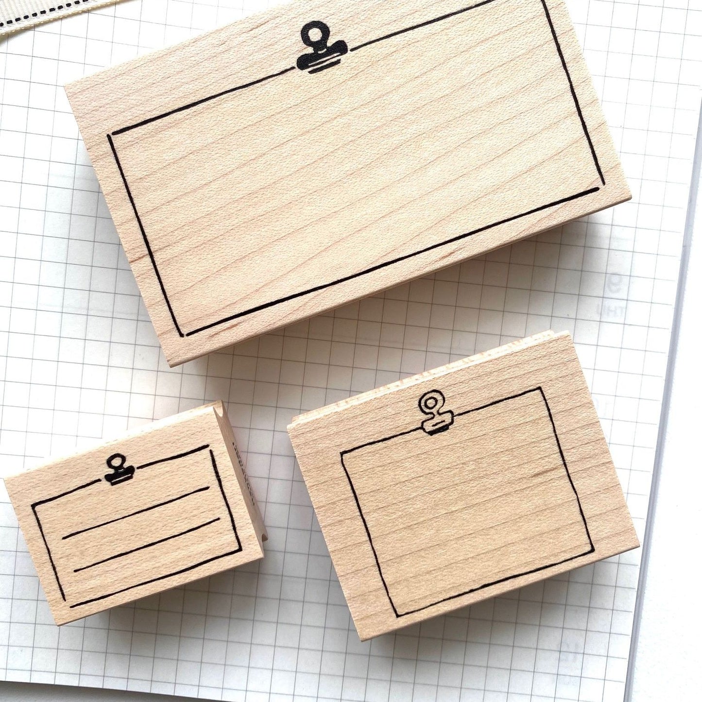 Hankodori Rubber Stamp - Memo (Small)