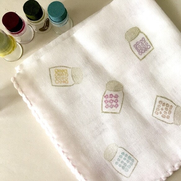 Hankodori Rubber Stamp - Pattern Mini Stamp