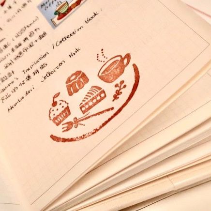 Hankodori Rubber Stamp - Dessert Plate