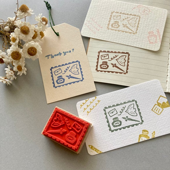 Hankodori Rubber Stamp - Kaku