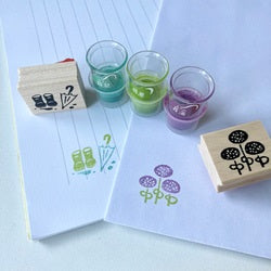 Hankodori Rubber Stamp - After the Rain