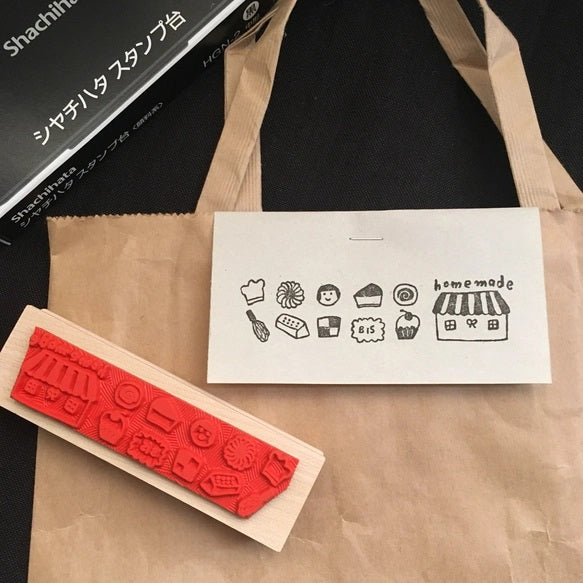 Hankodori Rubber Stamp - Homemade Sweets