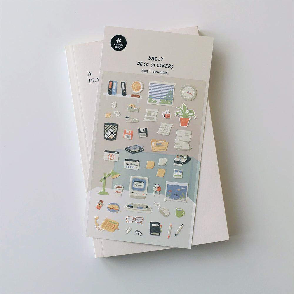 Suatelier Sticker - Retro Office