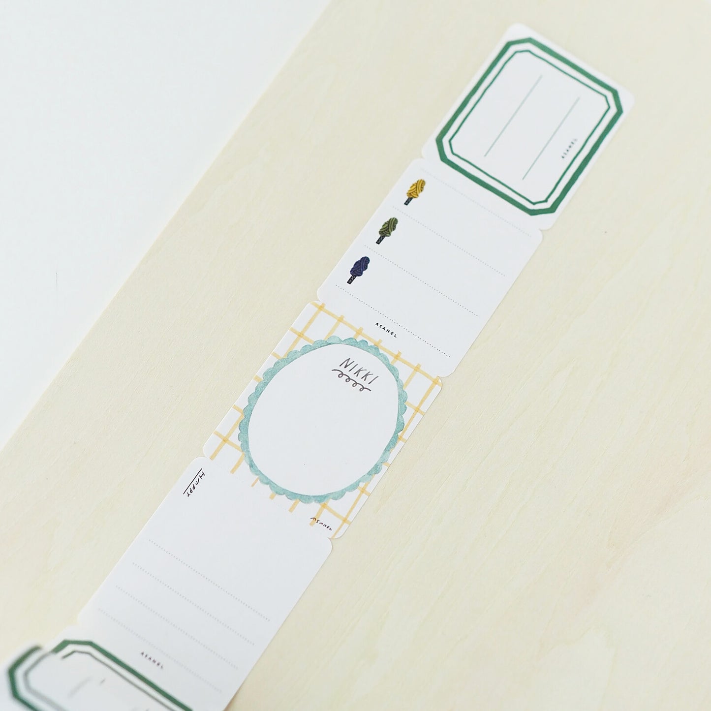 Papier Platz x ASANEL Sticky Note Roll - Enjoy Your Notebook