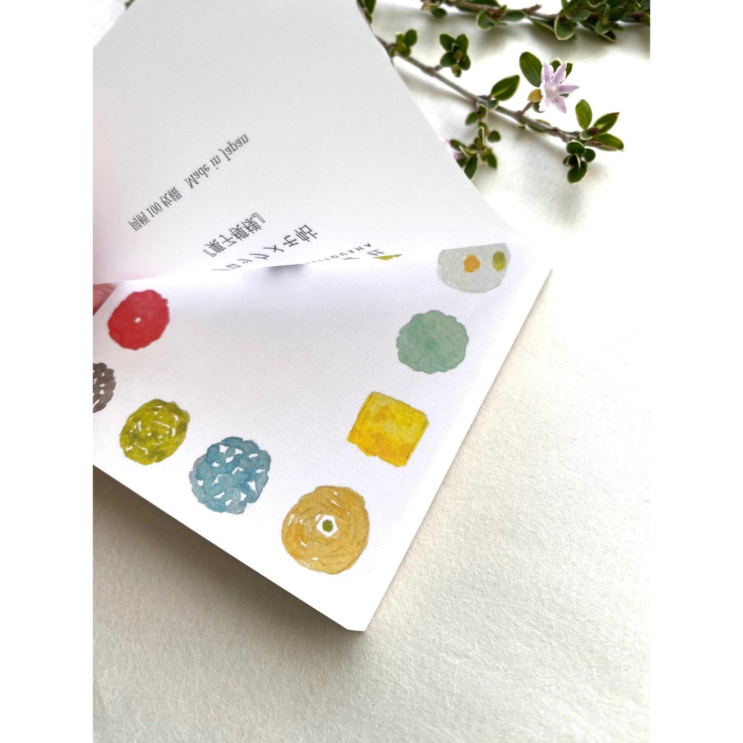 Seitousha Block Memo Pad - Confectionery Pattern
