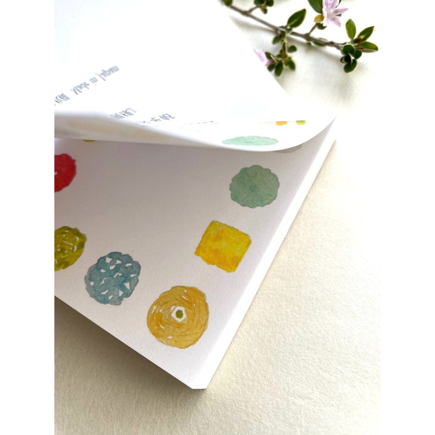 Seitousha Block Memo Pad - Confectionery Pattern