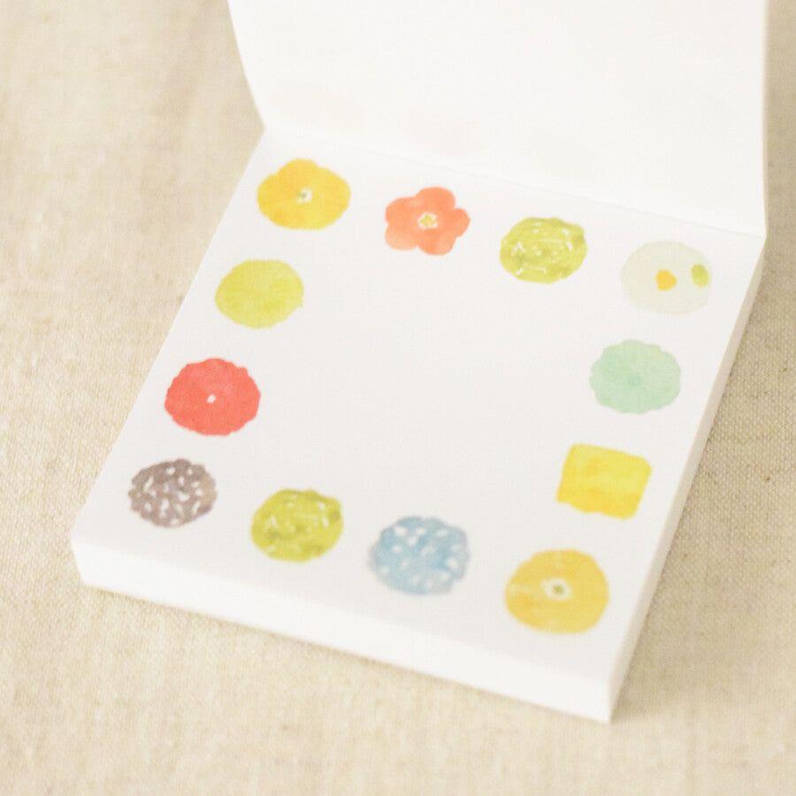 Seitousha Block Memo Pad - Confectionery Pattern