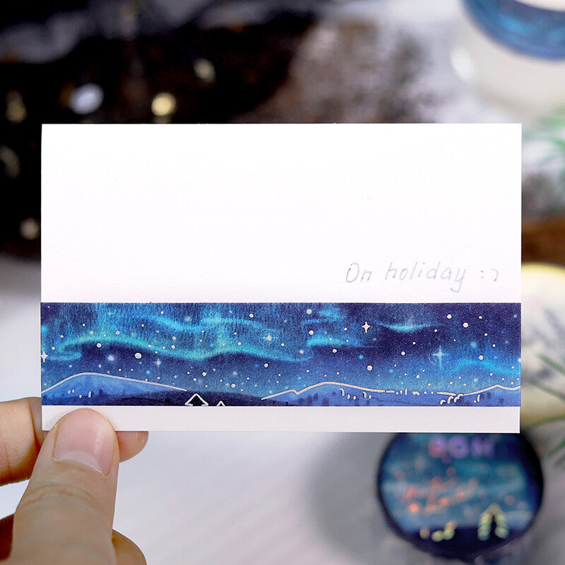 BGM Winter Limited Collection Masking Tape - Aurora