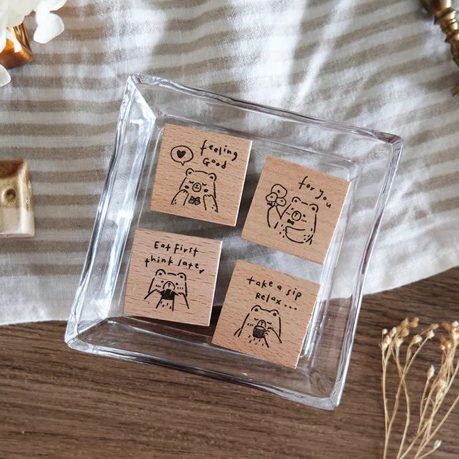 Eileen Tai Rubber Stamp - Beary Ordinary Day - For You