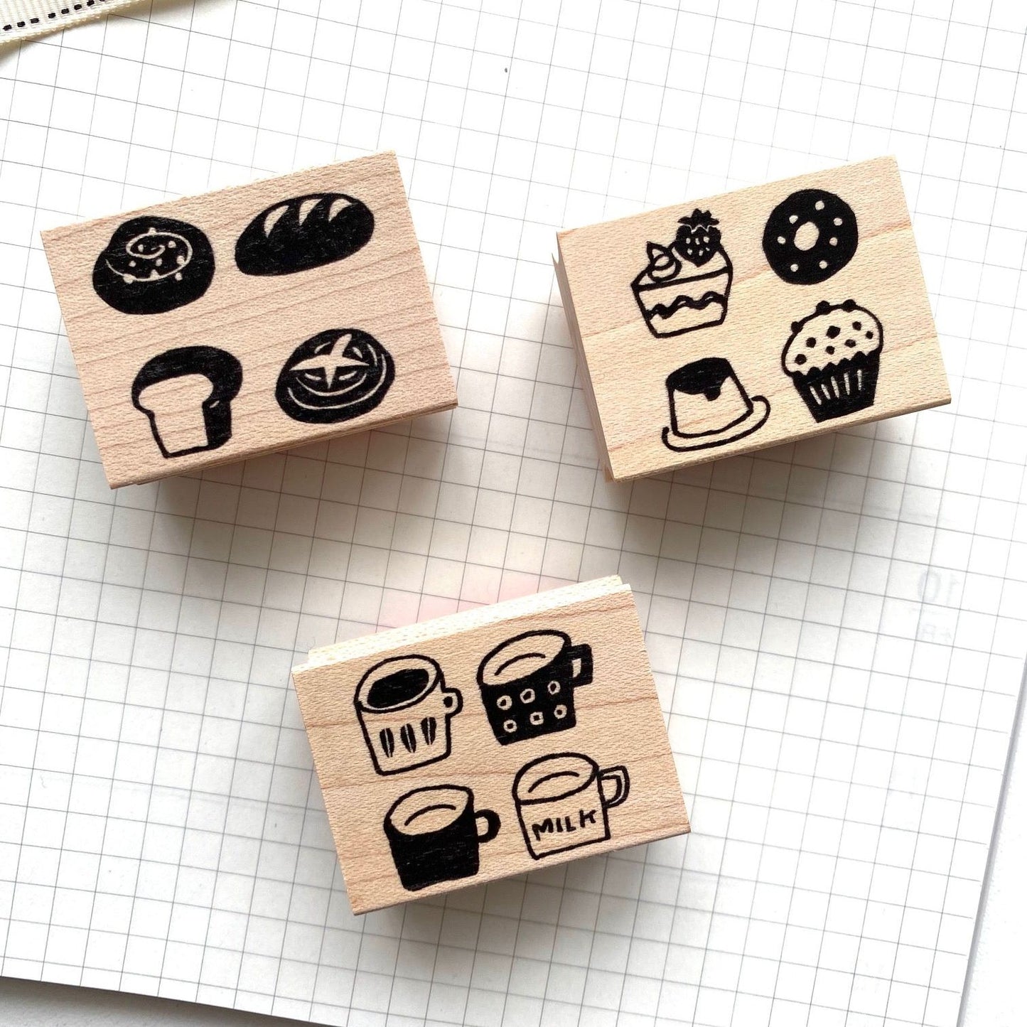Hankodori Rubber Stamp - Mugs