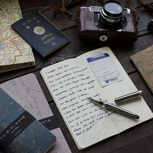 Yamamoto Ro-Biki Notebook - Map Series - Weather Map