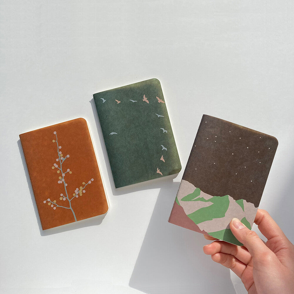 Yamamoto Ro-Biki Notebook - Shape Series - Mountain Night