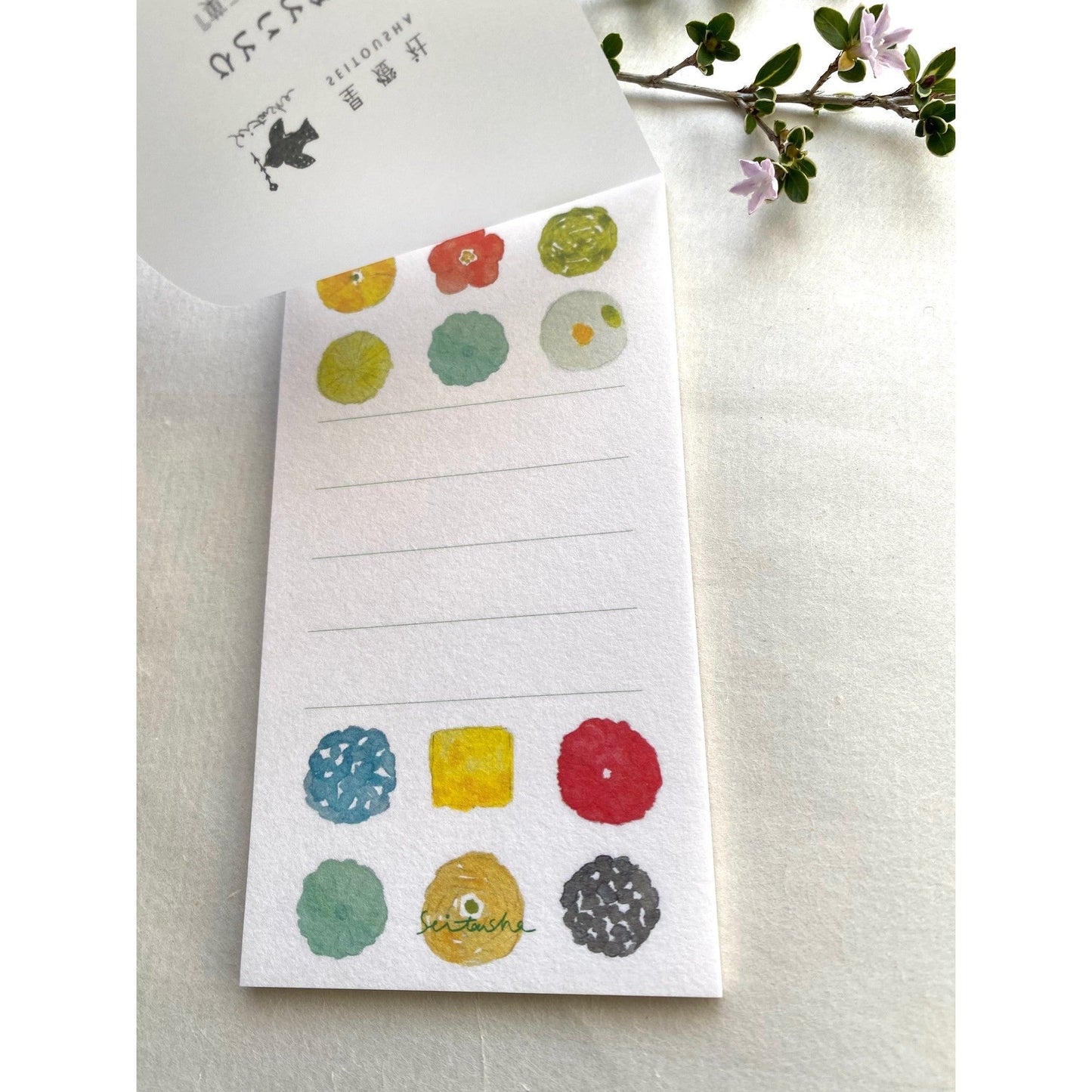 Seitousha Memo Pad - Confectionery Pattern