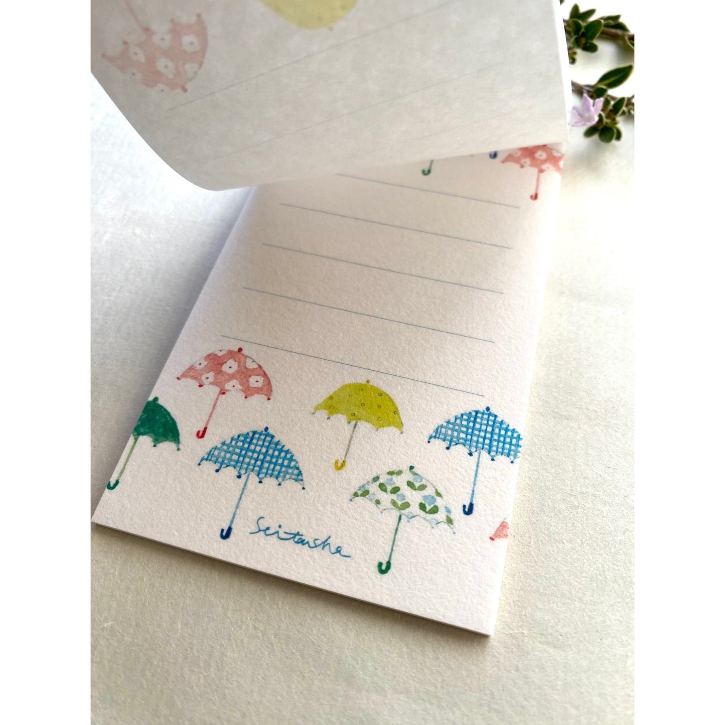 Seitousha Memo Pad - Parasol
