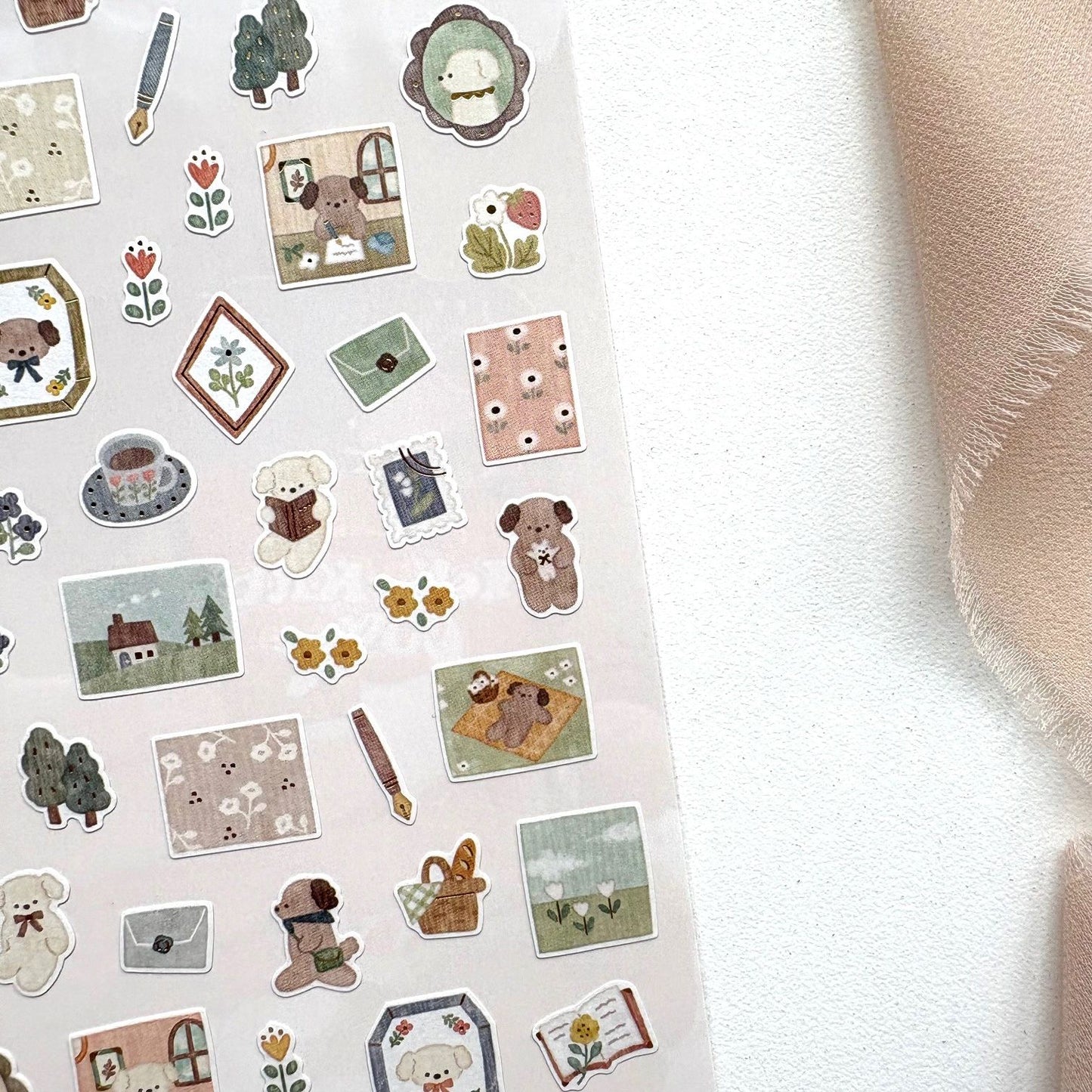 Mind Wave Lampo Mini Sticker - Dog and Late Afternoon