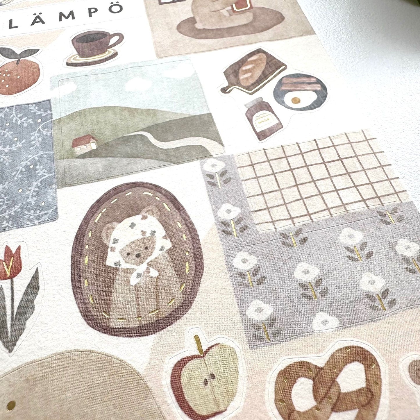 Mind Wave Lampo Sticker - Bear and Morning