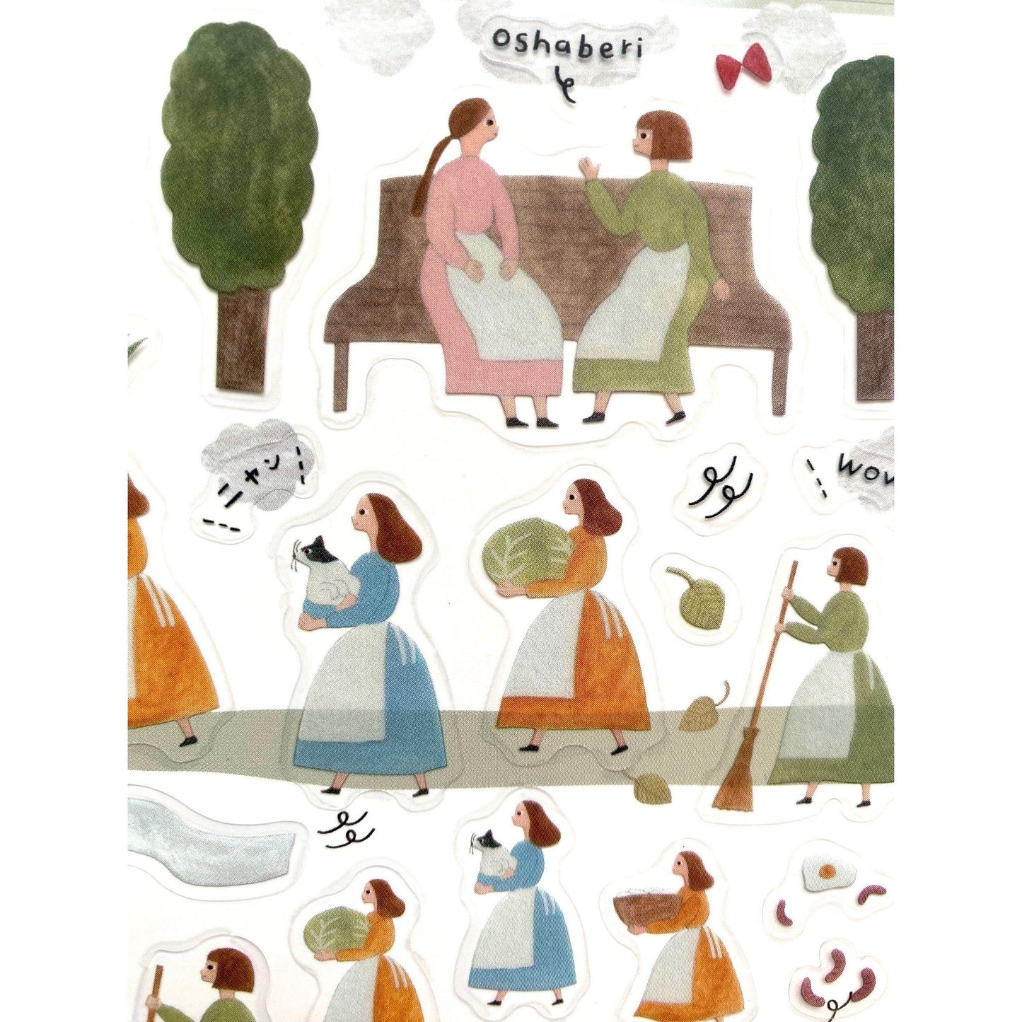 Cozyca Products x Necktie Transparent Stickers - An Ordinary Day