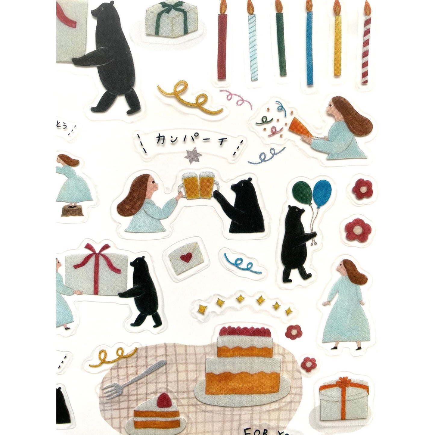 Cozyca Products x Necktie Transparent Stickers - Your Birthday