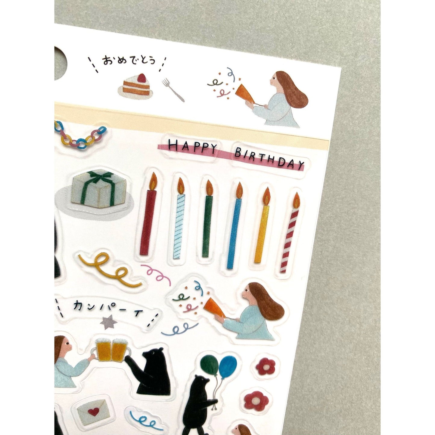 Cozyca Products x Necktie Transparent Stickers - Your Birthday