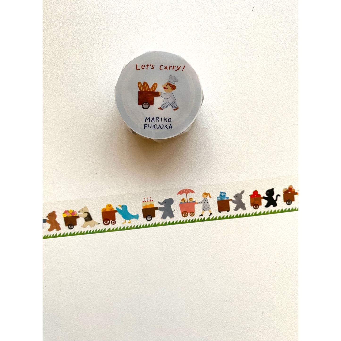 Cozyca Products x Mariko Fukuoka Transparent Masking Tape – Let’s Carry!