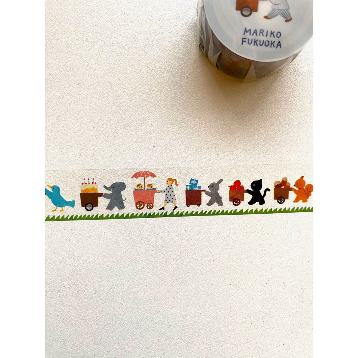 Cozyca Products x Mariko Fukuoka Transparent Masking Tape – Let’s Carry!