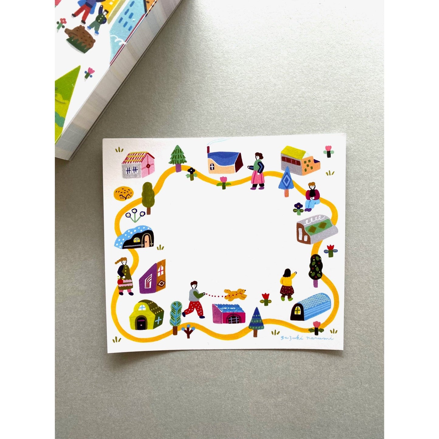 Cozyca Products x Narumi Suzuki Block Memo Pad - City Life