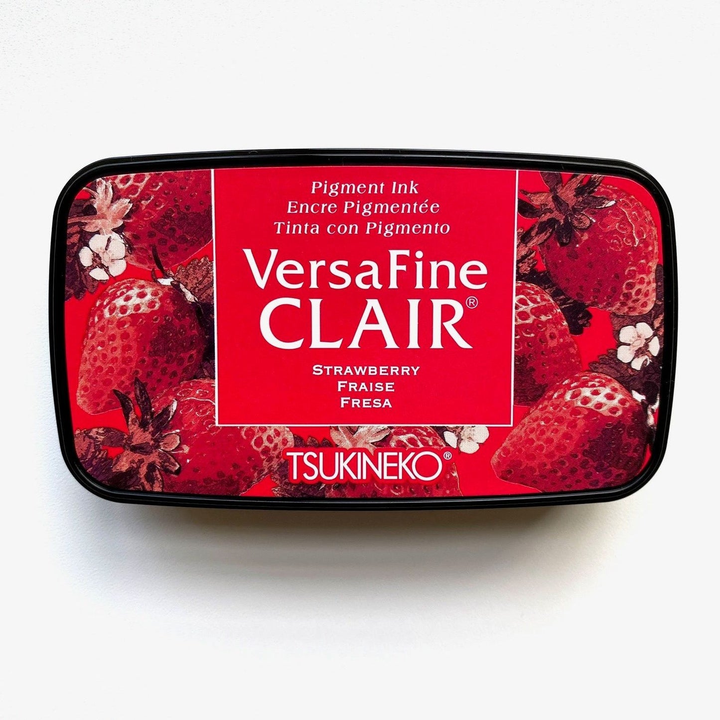 Tsukineko VersaFine Clair Stamp Ink Pad - Strawberry