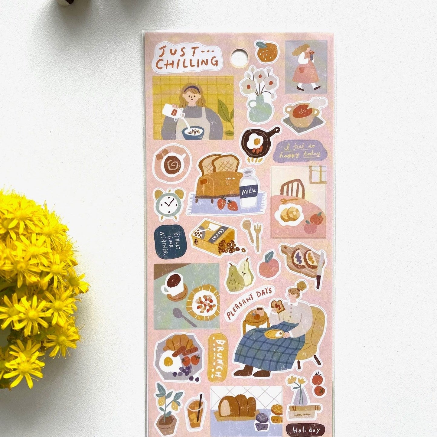 Mind Wave Just Chilling Sticker - Brunch is Ready
