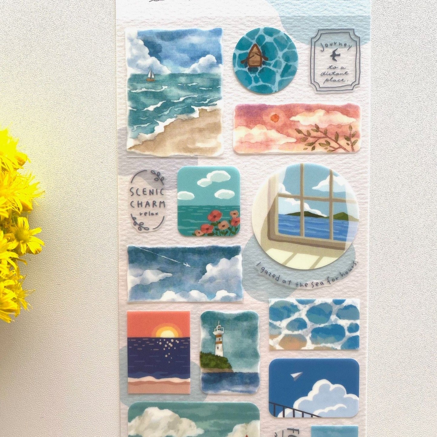 Mind Wave La Vista Sticker - Sunny