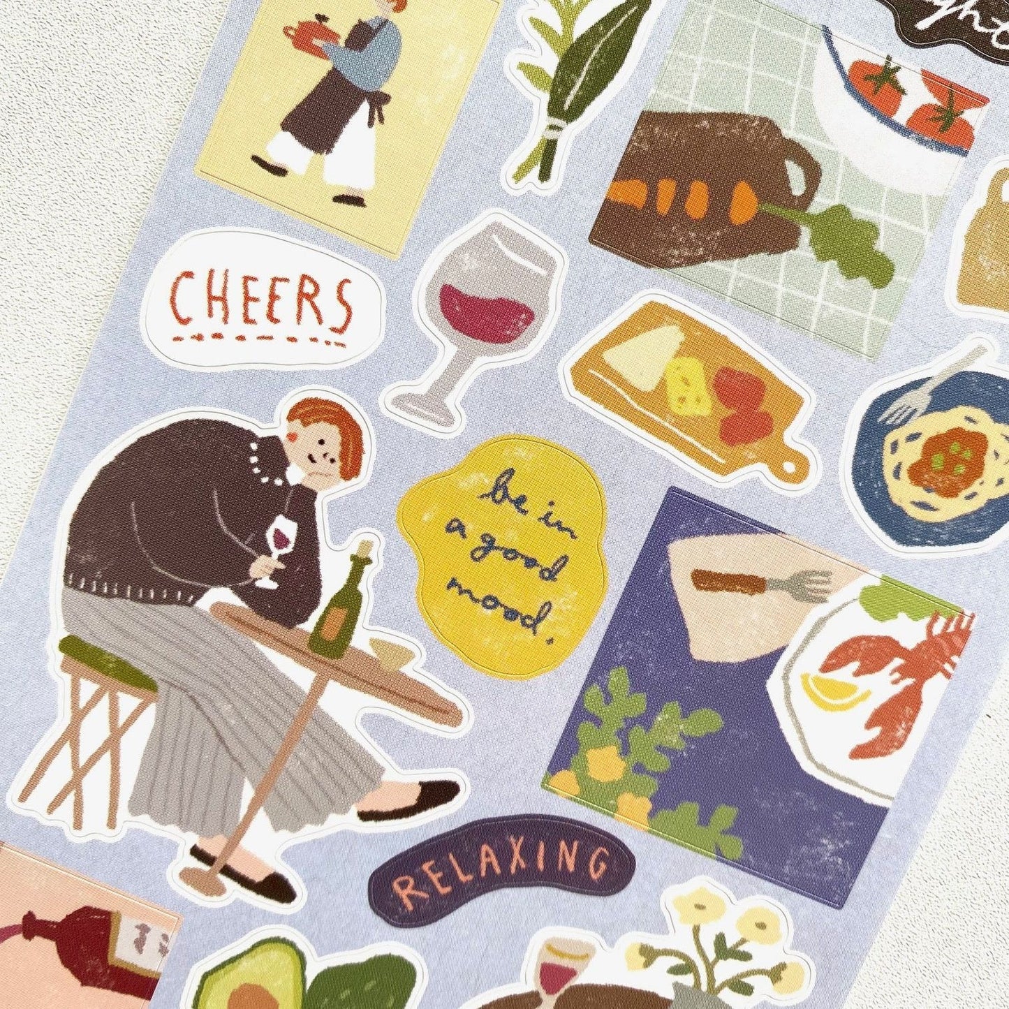 Mind Wave Just Chilling Sticker - Time for Dinner