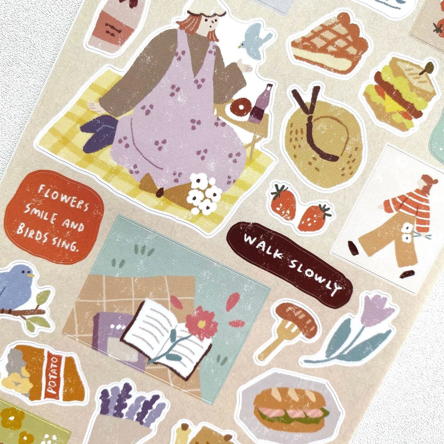 Mind Wave Just Chilling Sticker - Picnic