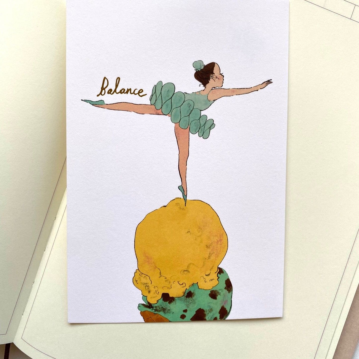 Rei Kurahashi Postcard - Balance