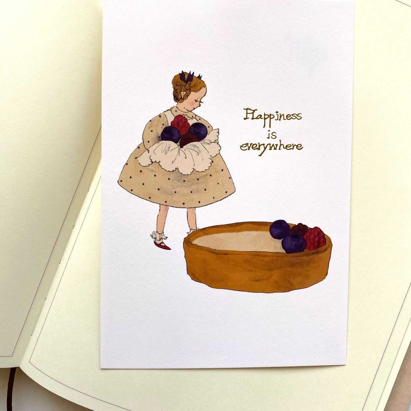 Rei Kurahashi Postcard - Happiness is Everywhere