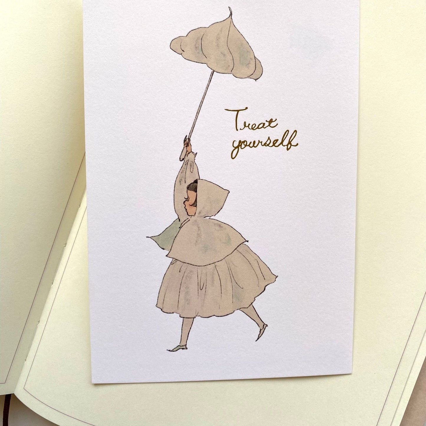 Rei Kurahashi Postcard - Treat Yourself