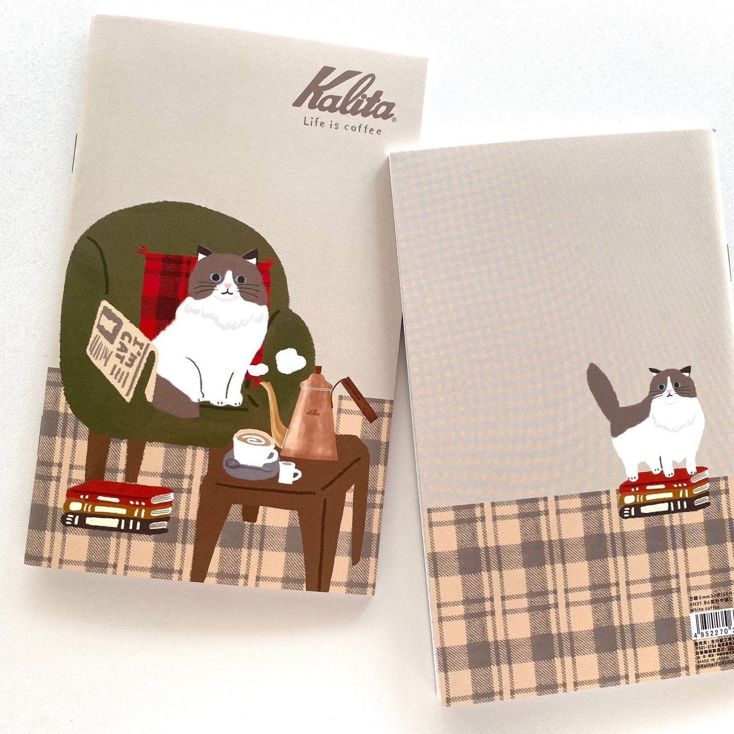 Kalita x Furukawa Paper Works Notebook - White Coffee