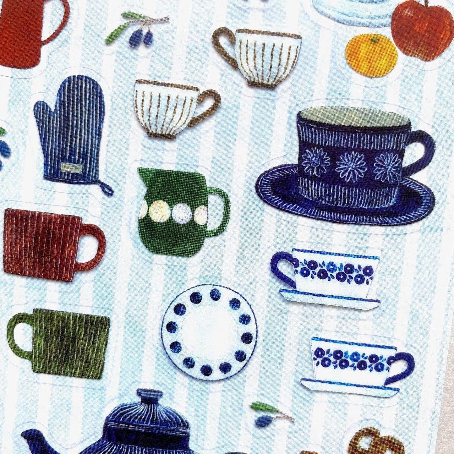 Cozyca Products x Midori Asano Transparent Stickers - Kitchen