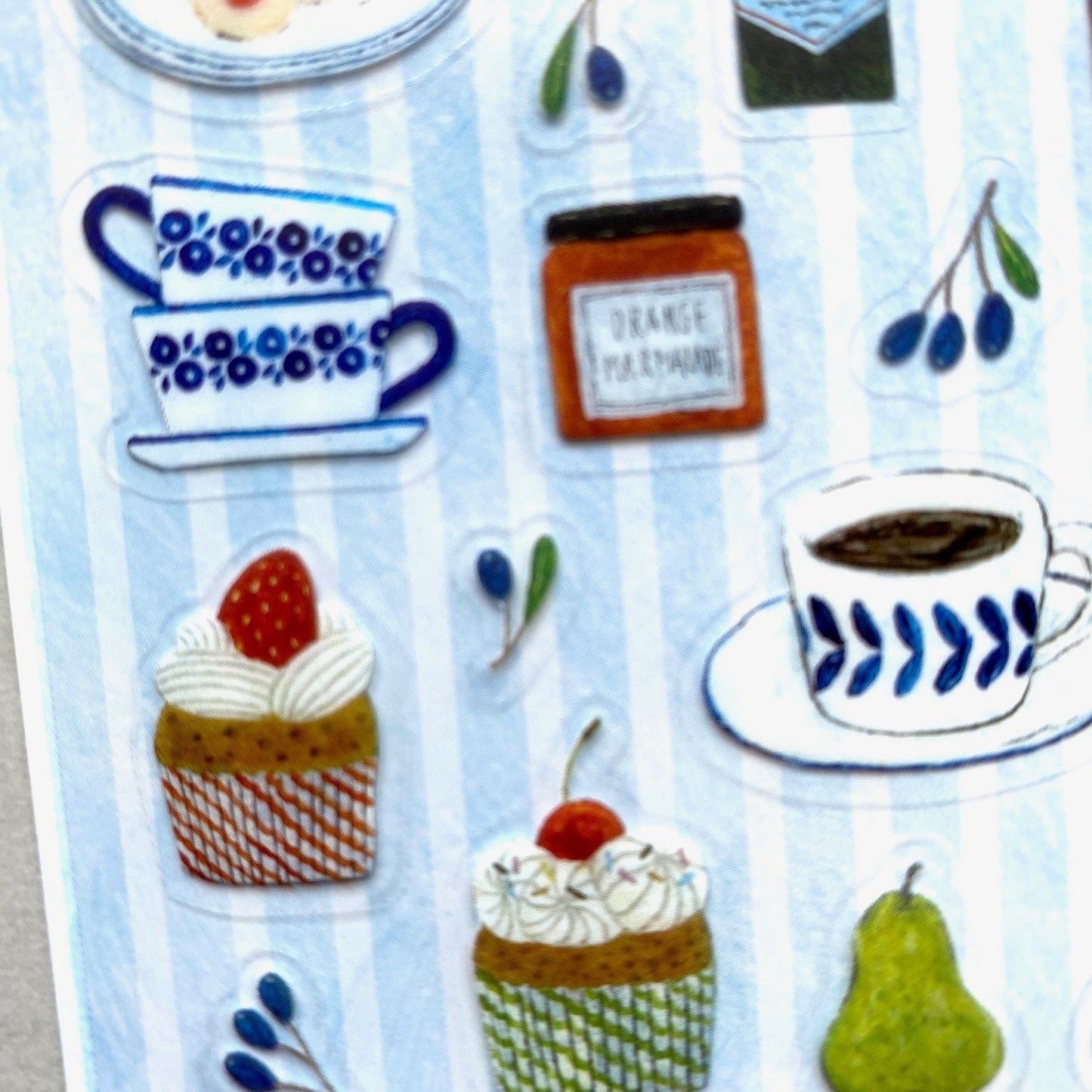 Cozyca Products x Midori Asano Transparent Stickers - Kitchen