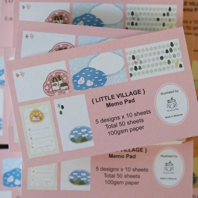 Eileen Tai Memo Pad - Little Village