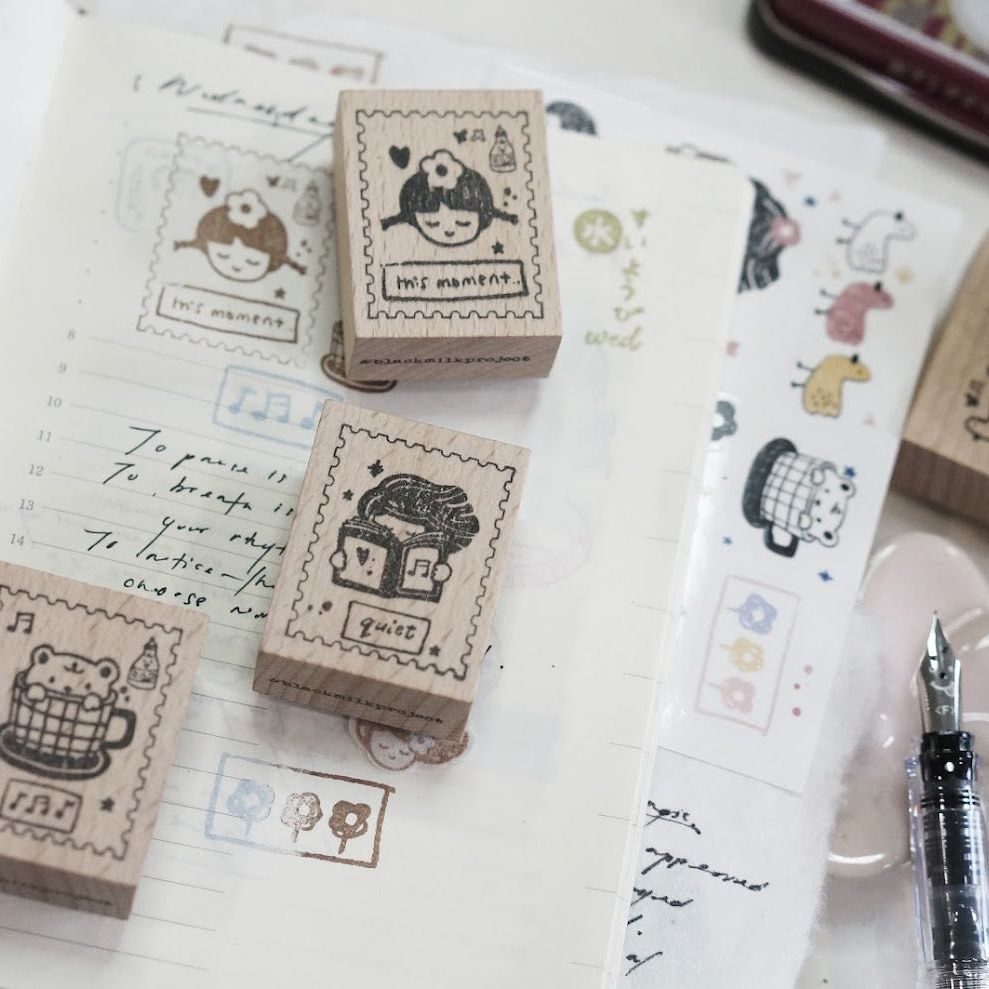 Black Milk Project Rubber Stamp - This Moment Series