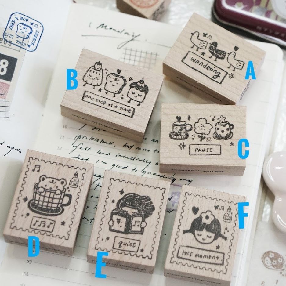 Black Milk Project Rubber Stamp - This Moment Series