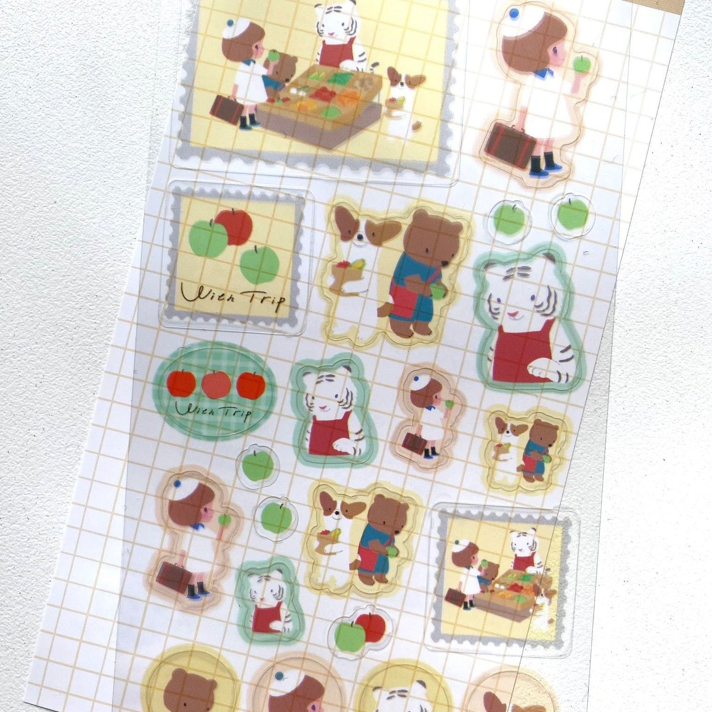 Ryoko Yomogida x Furukawa Paper Works With Trip Clear Sticker Sheet - Market