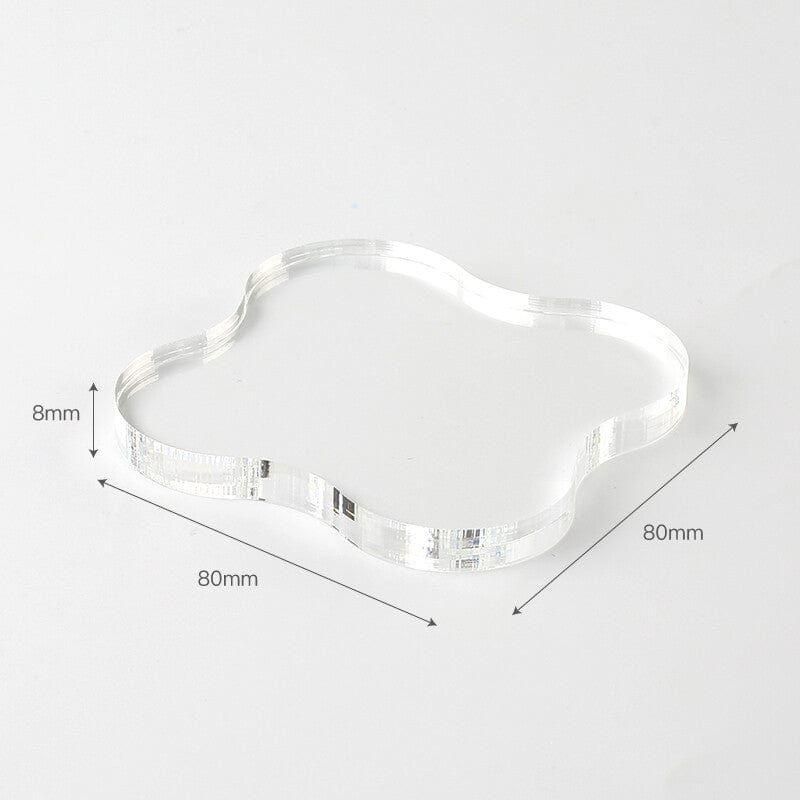 BGM Clear Stamp Acrylic Block - Large Flower Shape