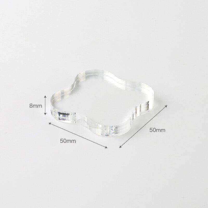 BGM Clear Stamp Acrylic Block - Small Flower Shape