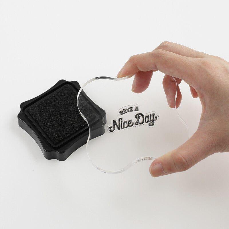 BGM Clear Stamp Acrylic Block - Small Flower Shape