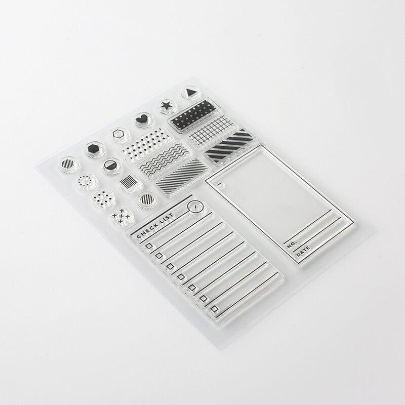 BGM Clear Stamp - Check List