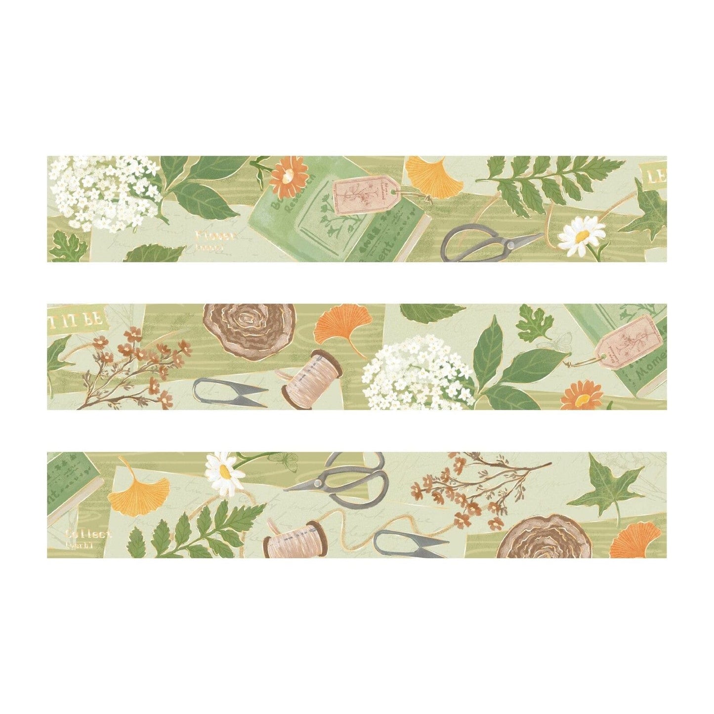 BGM What's On My Desk Collection Masking Tape - Botanist